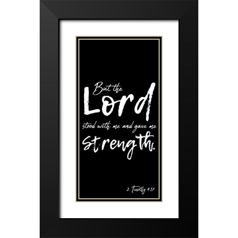 Strong Lord 1 Black Modern Wood Framed Art Print with Double Matting by Prime, Marcus