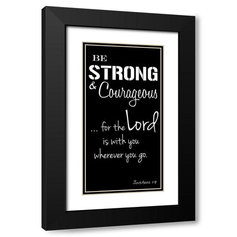 Courageous Lord Black Modern Wood Framed Art Print with Double Matting by Prime, Marcus