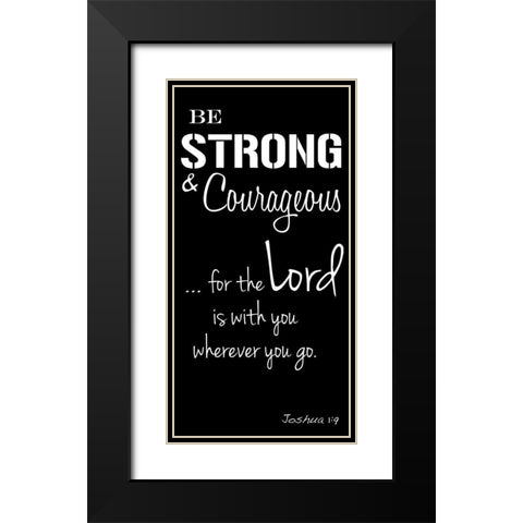 Courageous Lord Black Modern Wood Framed Art Print with Double Matting by Prime, Marcus