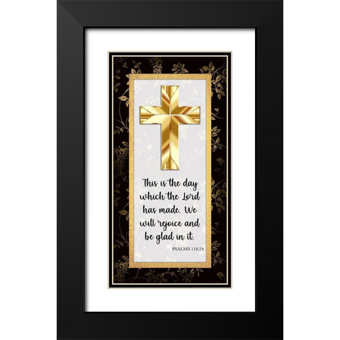 The Lords Day Black Modern Wood Framed Art Print with Double Matting by Prime, Marcus