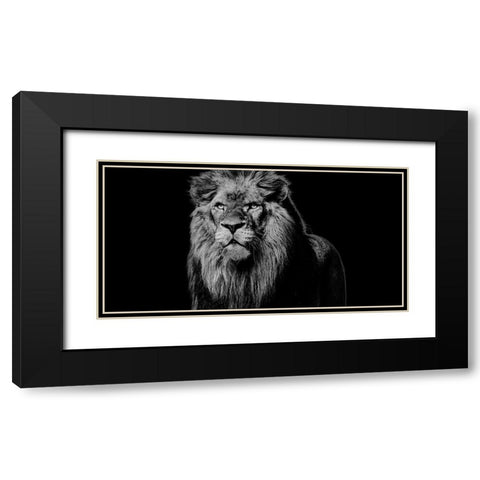 King Emerges 1 Black Modern Wood Framed Art Print with Double Matting by Prime, Marcus