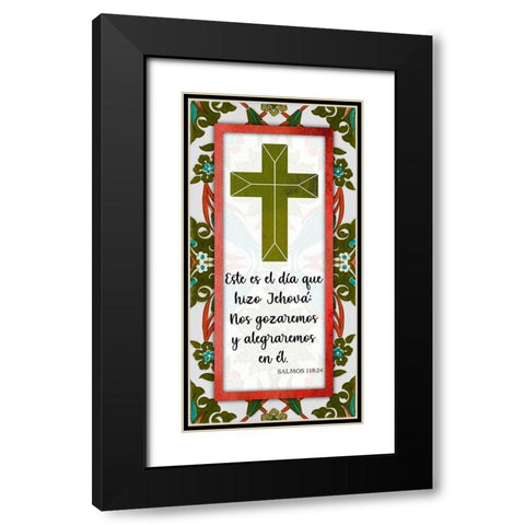 Gozaremos Black Modern Wood Framed Art Print with Double Matting by Prime, Marcus