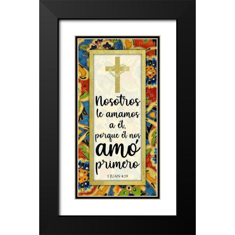 Amo Primero Black Modern Wood Framed Art Print with Double Matting by Prime, Marcus