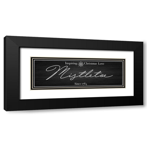 Mistletoe Love 2 Black Modern Wood Framed Art Print with Double Matting by Prime, Marcus