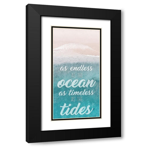 Timeless Tides Black Modern Wood Framed Art Print with Double Matting by Prime, Marcus