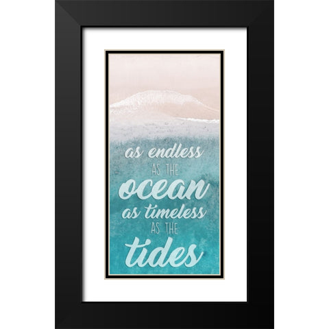 Timeless Tides Black Modern Wood Framed Art Print with Double Matting by Prime, Marcus