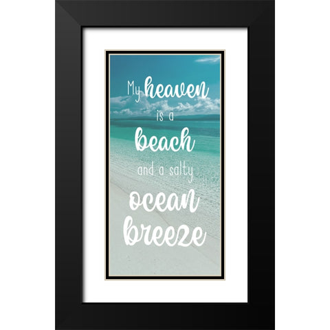 Beach Heaven Black Modern Wood Framed Art Print with Double Matting by Prime, Marcus
