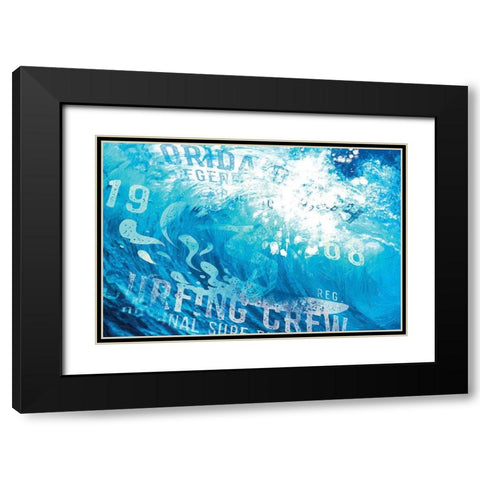 South Coast Curls 3 Black Modern Wood Framed Art Print with Double Matting by Miller, Savannah