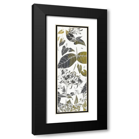 Look Through the Flowers Two Black Modern Wood Framed Art Print with Double Matting by Villa, Mlli