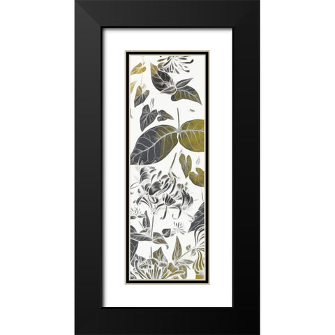 Look Through the Flowers Two Black Modern Wood Framed Art Print with Double Matting by Villa, Mlli
