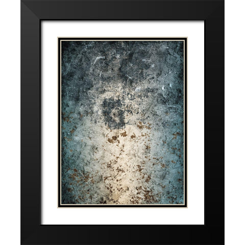 Cloudy Mess Black Modern Wood Framed Art Print with Double Matting by Villa, Mlli