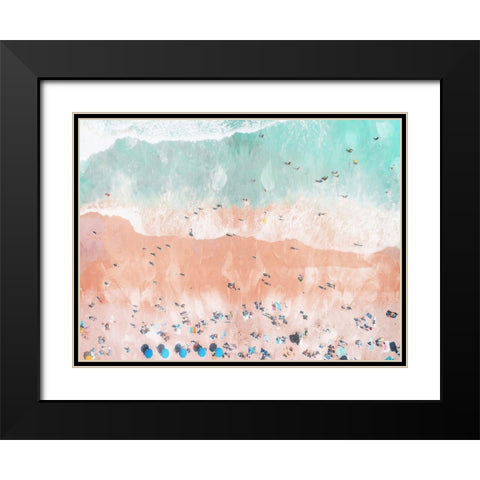 Bright Beaching Out  Black Modern Wood Framed Art Print with Double Matting by Villa, Mlli