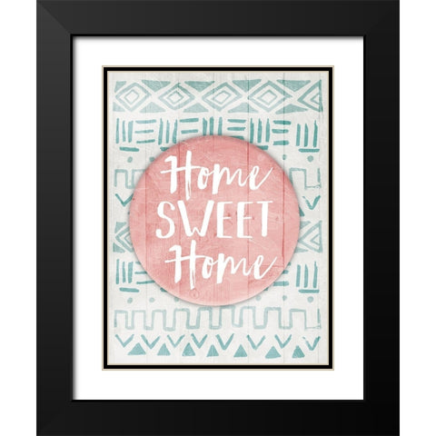 Tribe Phrase Soft Two Black Modern Wood Framed Art Print with Double Matting by Villa, Mlli