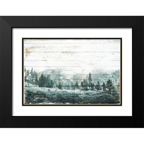 Into The Deep Black Modern Wood Framed Art Print with Double Matting by Villa, Mlli