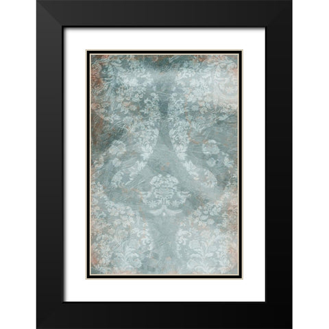 Flower Flow Black Modern Wood Framed Art Print with Double Matting by Villa, Mlli