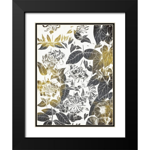 Look Through The Flowers Black Modern Wood Framed Art Print with Double Matting by Villa, Mlli