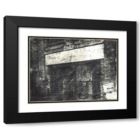 Industrial Life Mate Black Modern Wood Framed Art Print with Double Matting by Villa, Mlli