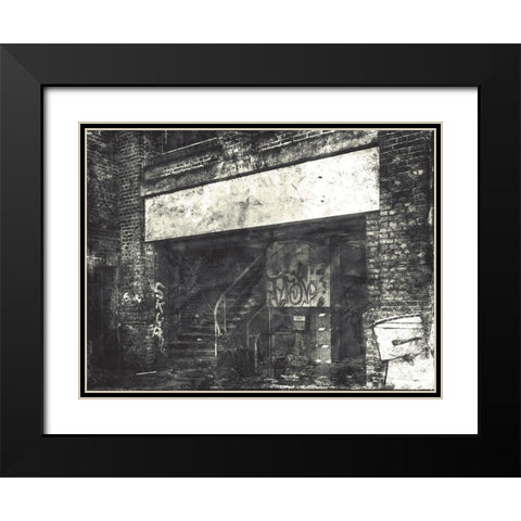 Industrial Life Mate Black Modern Wood Framed Art Print with Double Matting by Villa, Mlli