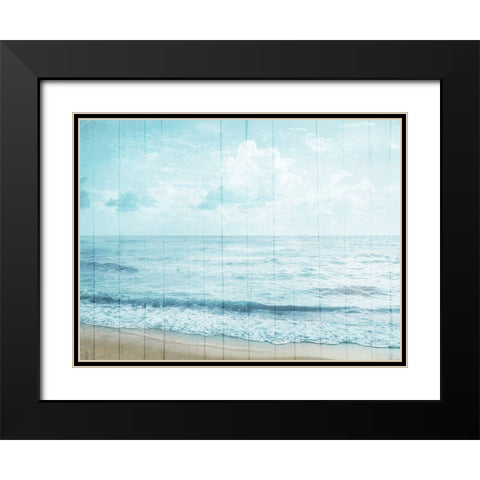 Enjoy The View Black Modern Wood Framed Art Print with Double Matting by Villa, Mlli