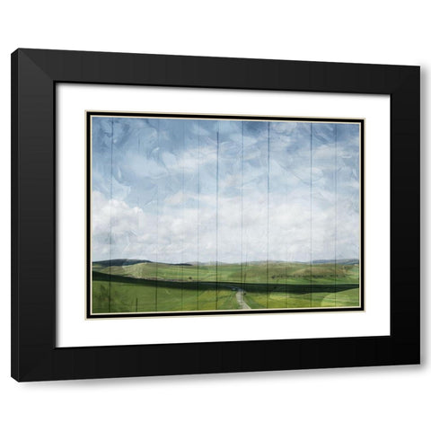 On The Hills Black Modern Wood Framed Art Print with Double Matting by Villa, Mlli