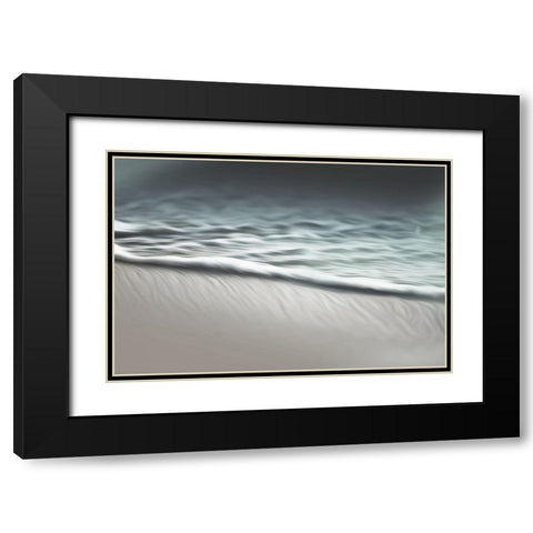 Water Cool Abstracts Black Modern Wood Framed Art Print with Double Matting by Villa, Mlli