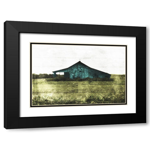 Classic Farm Black Modern Wood Framed Art Print with Double Matting by Villa, Mlli