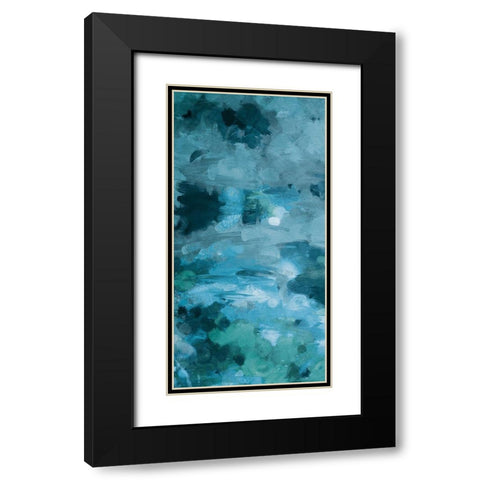 Cloudy Piece Black Modern Wood Framed Art Print with Double Matting by Villa, Mlli