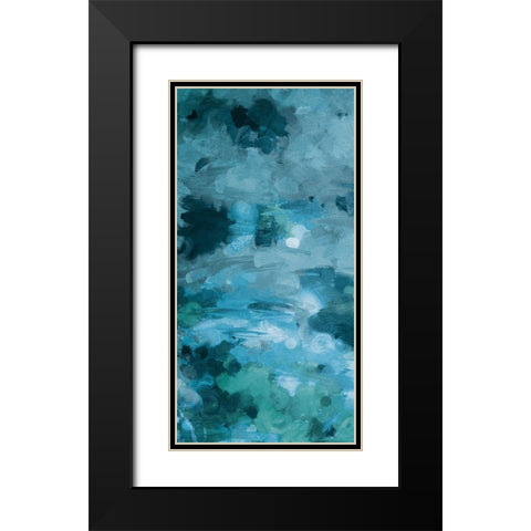 Cloudy Piece Black Modern Wood Framed Art Print with Double Matting by Villa, Mlli