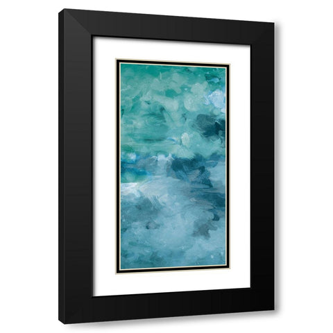 Cloudy Piece Two Black Modern Wood Framed Art Print with Double Matting by Villa, Mlli