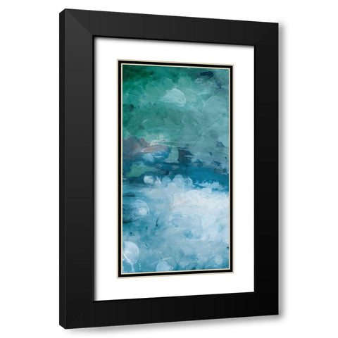 Cloudy Piece Again Black Modern Wood Framed Art Print with Double Matting by Villa, Mlli