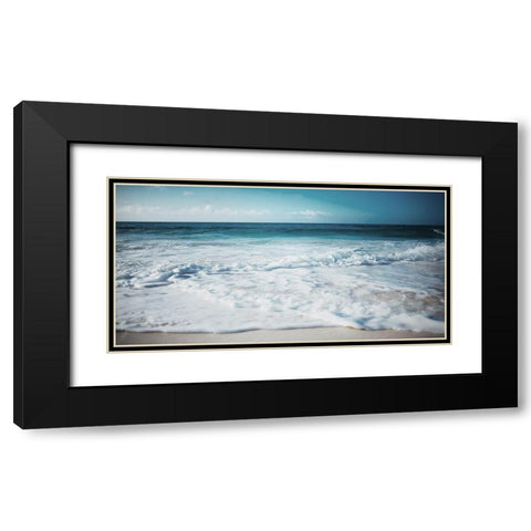 Close Waves Black Modern Wood Framed Art Print with Double Matting by Villa, Mlli