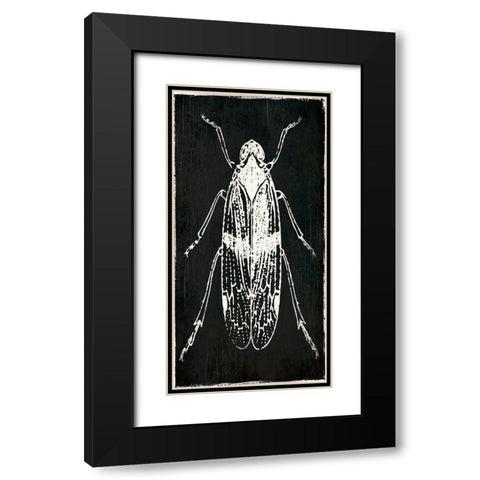 Bug Life One Black Black Modern Wood Framed Art Print with Double Matting by Villa, Mlli