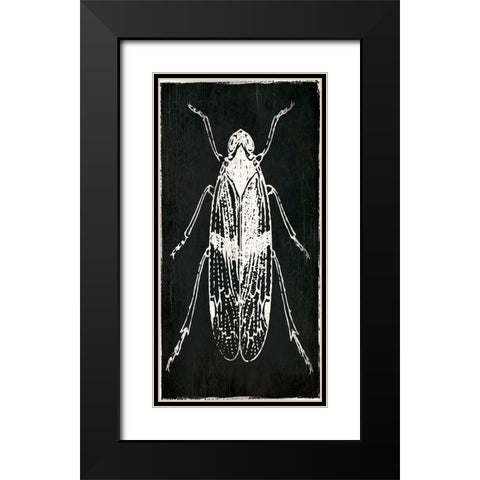 Bug Life One Black Black Modern Wood Framed Art Print with Double Matting by Villa, Mlli