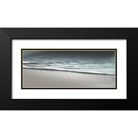 Water Cool Abstracts Black Modern Wood Framed Art Print with Double Matting by Villa, Mlli