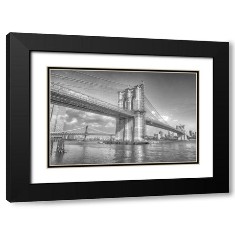 Strength Of Imagination Black Modern Wood Framed Art Print with Double Matting by DeLuca, Pat
