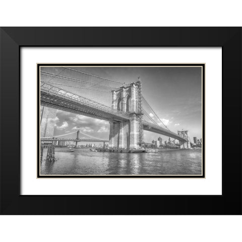 Strength Of Imagination Black Modern Wood Framed Art Print with Double Matting by DeLuca, Pat