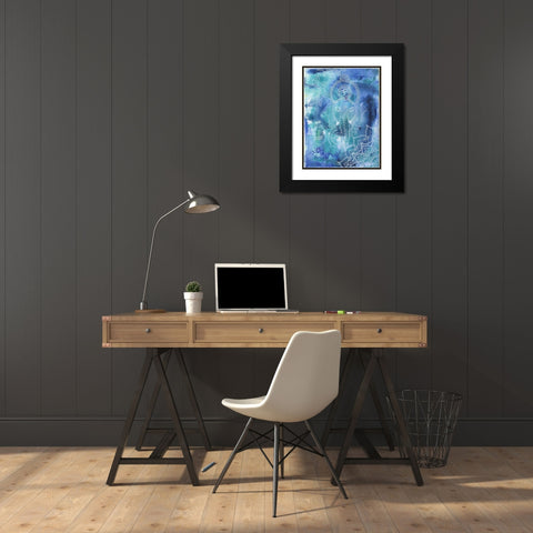 Great Deity Black Modern Wood Framed Art Print with Double Matting by Varacek, Pam