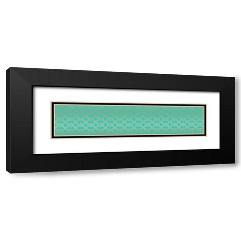 Hello Beautiful Pattern Black Modern Wood Framed Art Print with Double Matting by Allen, Candace