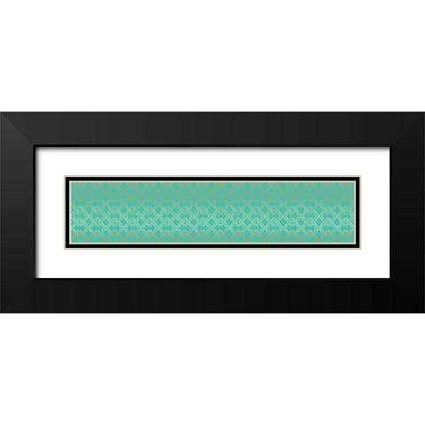 Hello Beautiful Pattern Black Modern Wood Framed Art Print with Double Matting by Allen, Candace