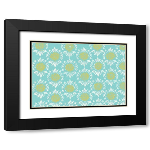 Bright Boho Cord 3 Black Modern Wood Framed Art Print with Double Matting by Allen, Candace