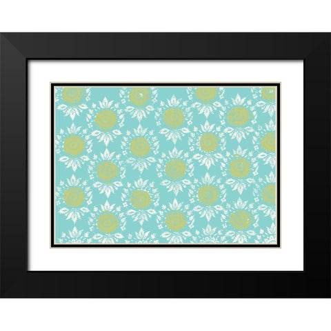 Bright Boho Cord 3 Black Modern Wood Framed Art Print with Double Matting by Allen, Candace