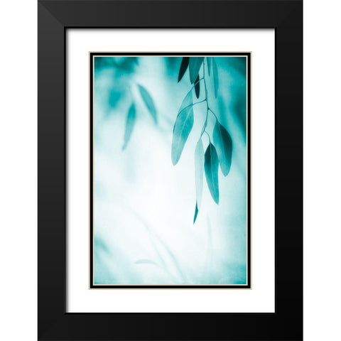 Emerald Variation 1 Black Modern Wood Framed Art Print with Double Matting by Poinski, Dianne