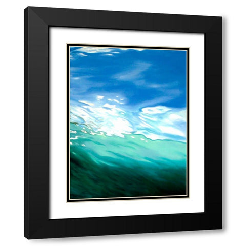 Under Water Black Modern Wood Framed Art Print with Double Matting by Rehfuss, Robena