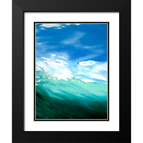 Under Water Black Modern Wood Framed Art Print with Double Matting by Rehfuss, Robena