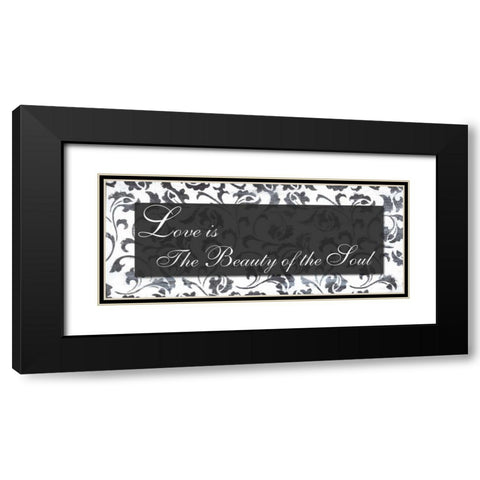 . Black Modern Wood Framed Art Print with Double Matting by Haynes, Smith