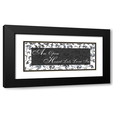 . Black Modern Wood Framed Art Print with Double Matting by Haynes, Smith