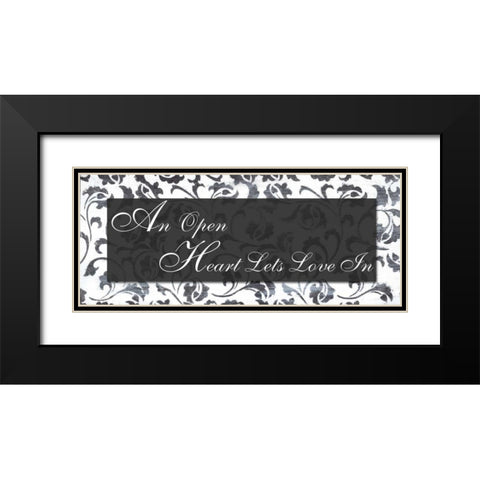 . Black Modern Wood Framed Art Print with Double Matting by Haynes, Smith