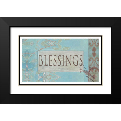 . Black Modern Wood Framed Art Print with Double Matting by Haynes, Smith