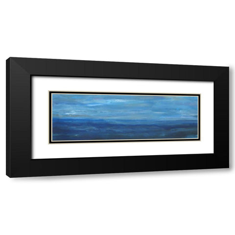 Infinite Ocean 1 Black Modern Wood Framed Art Print with Double Matting by Haynes, Smith