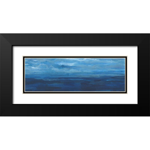 Infinite Ocean 2 Black Modern Wood Framed Art Print with Double Matting by Haynes, Smith